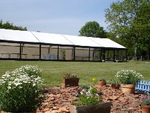 chapiteau avec dentelles d�coratives pour donner l'aspect Orangerie : Tentes et chapiteaux : Orangerie